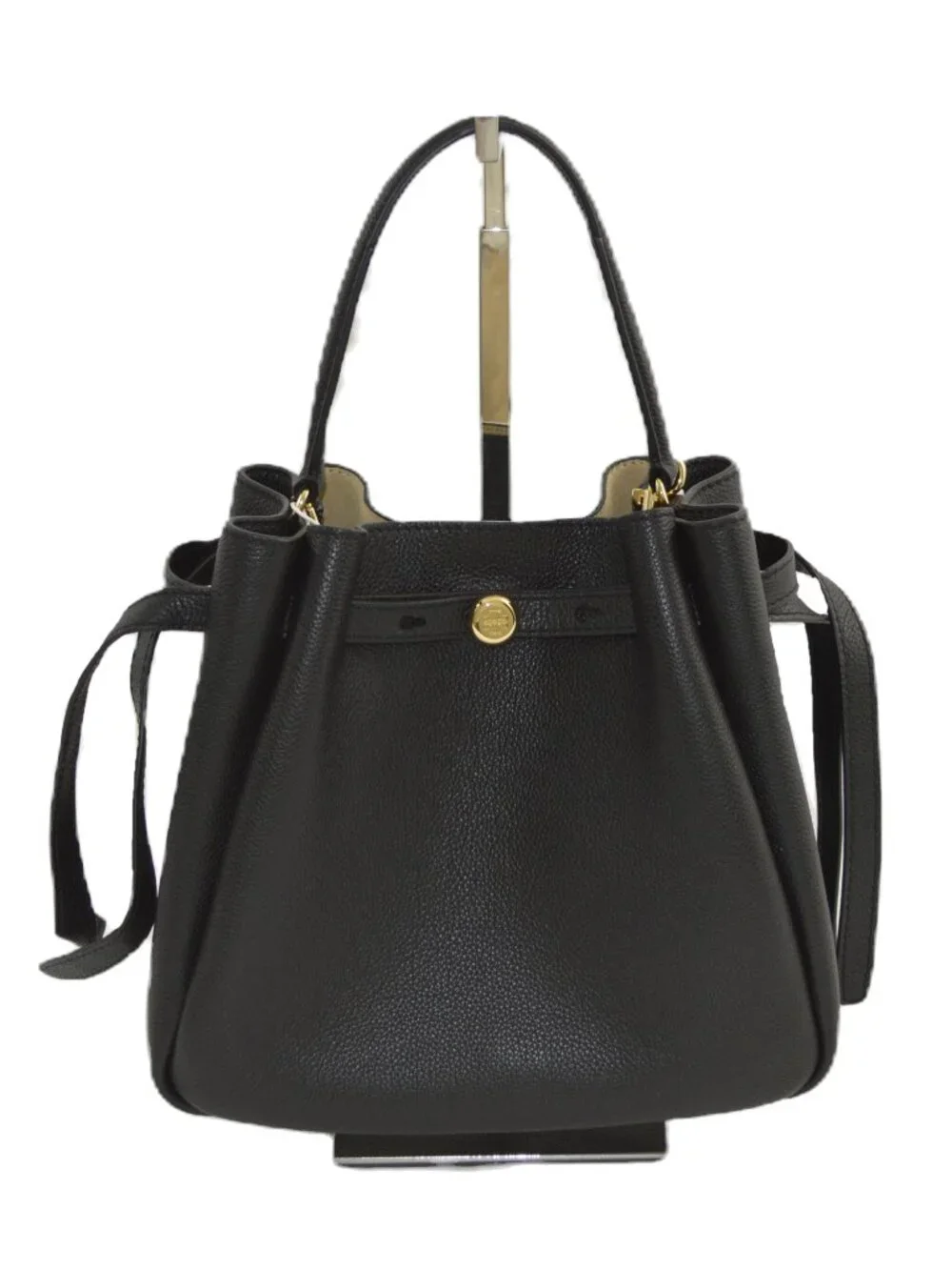 Tory Burch Romy pebbled bucket bag #202-93